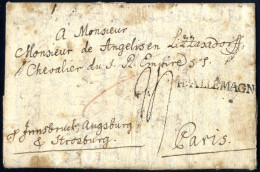 Cover "Lavis" 1787, Brief Von Österreich (Tirol) Nach Frankreich, Von Lavis Am 1.6. über Augsburg Und Strasburg Nach Par - ...-1850 Prephilately