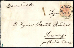 Delcampe - Cover "LIENZ 8 OCT", Brief Frankiert Mit 3 Kr. Rot Type III/MP, Von Lienz Nach Piave Di Cadore, Mi. 3Y - Autres & Non Classés