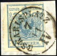 Piece "B.S. KARLSPLATZ 7/11 IV", Briefstück Frankiert Mit 9 Kr. Blau, 40 Müllerpunkte, Mi. 5X - Autres & Non Classés