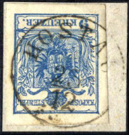 Piece "HOSTAU", Briefstück Frankiert Mit 9 Kr. Blau, 20 Müllerpunkte, Mi. 5X - Autres & Non Classés