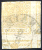 O 1850, 1 Kr. Gelbocker In Type Ib, Doppelseitiger Und Aufrechtstehender Druck, Entwertet "ZNAIM", ANK 1a - Sonstige & Ohne Zuordnung
