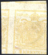 O 1850, 1 Kr. Gelbocker In Type Ib, Mit Doppeldruck, Entwertet "Wien 9/11", ANK 1a - Autres & Non Classés