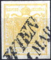 O 1850, 1 Kr. Orangeocker In Type I A, Gestempelt "WIEN 1. MAR.", Befund Weissenbichler, ANK 1I - Autres & Non Classés