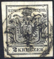 O 1850, 2 Kreuzer Schwarz In Type IIIa Auf Handpapier, Gestempelt Lemberg, Pracht, ANK 2 IIIa HP - Sonstige & Ohne Zuordnung