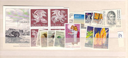 1987 MNH Iceland, Year Complete, Postfris** - Années Complètes