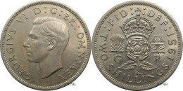 Royaume-Uni - George VI - Two Shillings 1951 - SUP/AU58 - Mon6205 - J. 1 Florin / 2 Shillings