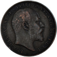 Monnaie, Grande-Bretagne, Farthing, 1902 - B. 1 Farthing