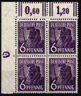 Alliierte Besetzung 944 DZ Postfrisch 4er Block, DZ 4 #NG442 - Altri & Non Classificati