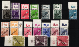 Berlin Lot Aus 1-20 OR Postfrisch Ohne 15 Pf., 84 Pf., Und 5 Mark #NG499 - Other & Unclassified