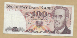 100 ZLOTYCH 1986 - Polonia