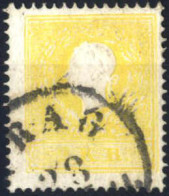 O 1859, 2 Kr. Gelb In Type II, Entwertet "Prag...", ANK 10 IIa - Sonstige & Ohne Zuordnung