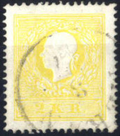 O 1859, 2 Kr. Hellgelb In Type II, Entwertet "Meran 8/7", ANK 10 IIa - Autres & Non Classés
