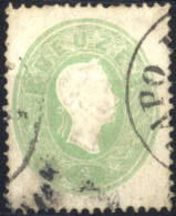 O 1860, 3 Kr. Grün Gez. 14 Mit 19 Zähnen Hoch, ANK 19 - Sonstige & Ohne Zuordnung