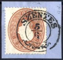 Piece 1860, Briefstück Von Szentes (Müller 24 Punkte) Am 5.6. Frankiert Mit 10 Kr. Braun Gez. 14 Mit 17 Zähnen Hoch, ANK - Sonstige & Ohne Zuordnung