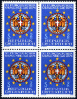 ** 1974, Gemeindetag Nicht Verausgabt, Postfrischer Viererblock, ANK (15) / 3.200,- - Sonstige & Ohne Zuordnung