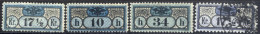 **/o 1898, 17½ Kr. Blauviolett Gestempelt Und Komplette Serie 3 Werte (mit 17½ Ultramarin) Postfrisch, Alle Gez. 12½, AN - Autres & Non Classés
