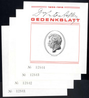 ** 1933, Merkurkleinbögennachdrucke Während Der WIPA Acht Serien In Sechs Farben, ANK N3 / Ca. 1300,- - Sonstige & Ohne Zuordnung