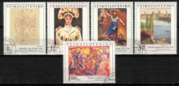 Tchécoslovaquie 1975 Mi 2294-8 (Yv 2138-42), Obliteré, - Used Stamps