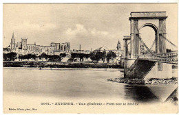 84 / AVIGNON - Vue Générale - Pont Sur Le Rhone - Avignon