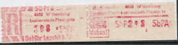 DDR Einschreibemarke Lutherstadt Wittenberg-Piesteritz SbPA Postfrisch, EM2A-4602z Zh (Mi 2A) - Labels For Registered Mail