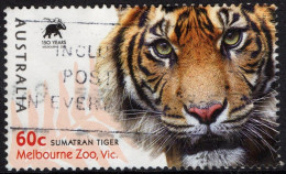 AUSTRALIA 2012 60c Multicoloured, Zoo Animals-Sumatran Tiger, Melbourne Zoo Used - Gebraucht