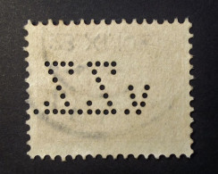 Nederland - Pays-Bas - 1913 -  Perfin - Lochung - V. Z. Z. - Van Zanten En Zoon - Pharmacy - Cancelled - Perforadas