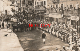 RARE Photo Cpa 83 SAINT-TROPEZ. Centenaire Devant Hôtel Subé Quai De Suffren Avec Marins 1929 - Saint-Tropez