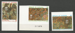 WALLIS-ET-FUTUNA  N° 245 à 247 Non Dentelé  NEUF** LUXE SANS CHARNIERE NI TRACE / Hingeless  / MNH - Sin Dentar, Pruebas De Impresión Y Variedades