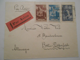 France Poste Aerienne , Lettre De Paris  1938 Pour Berlin - 1927-1959 Lettres & Documents