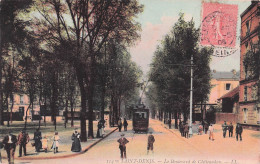 Saint Denis  -  Boulevard De Chateaudun  -  Tramway - CPA °J - Saint Denis