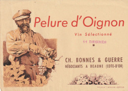 ETIQUETTE DE VIN PELURE D' OIGNON - Autres & Non Classés