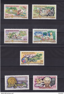 HONGRIE 1975 ALBERT SCHWEITZER Yvert 2414-2420, Michel 3014-3020 NEUF** MNH Cote 5 Euros - Unused Stamps
