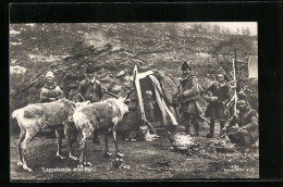 Foto-AK Lappenfamilie Mit Rentier  - Non Classificati