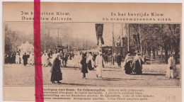 Kiev Kiew Délivrée - Begrafenis Priester, Enterrement Pope - Orig. Knipsel Coupure Tijdschrift Magazine - 1918 - Unclassified