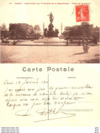 75 - Paris  - Monument Du Triomphe De La République Place De La Nation - Sonstige & Ohne Zuordnung