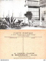 83 - Var - Saint-Raphaël - Carte Publicitaire Au Verso A Denis Papin E.BOURDAIN - BLOIS Tissus En Tous Genre - Saint-Raphaël