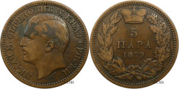 Serbie - Principauté - Milan IV Obrenovic - 5 Para 1879 - TB+/VF35 - Mon5679 - Servië