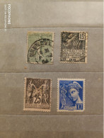 France	Monuments (F96) - Used Stamps