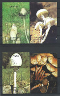 Guyana 1990 Mushrooms In Block Y.T. 2355/2358 (0) - Guyane (1966-...)
