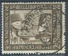 LUXEMBOURG - Obl - 1958 - YT N° 543-1300e Anniv De La Naissance De Saint Willibrord - Gebruikt