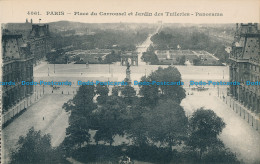 R028919 Paris. Place Du Carrousel Et Jardin Des Tuileries. Panorama. E. Le Deley - Wereld