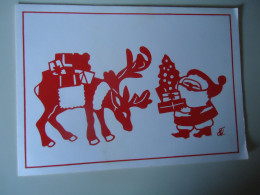 UNICEF   POSTCARDS PAINTINGS SANTA CLOUS   MORE  PURHASES 10% DISCOUNT - Unclassified