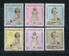 "LUXEMBURG" 1960, Mi. 631-636 "Caritas" ** (L1235) - Nuevos