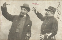 VIVE MACHIN , Liberté ( Parodie ) , 1902 , Carte Précurseur , µ - Hommes