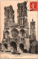 6-5-2024 (4 Z 16) B/w - VERY  OLD- France - Laon Cathédrale (posted 1910) - Iglesias Y Catedrales