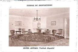 Portugal & Marcofilia, Termas De Monfortinho, Hotel Astória, Vestibulo Espanhol,  Lisboa 1949 (8887) - Hoteles & Restaurantes