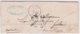 LURE, 1854, Taxe 25 (SN 24/60/9.2) - 1849-1876: Période Classique