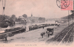 Saint Denis  -  Le Port Et L'Ile  -  CPA °J - Saint Denis