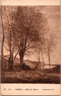 6-5-2024 (4 Z 16) Sepia - VERY  OLD - Painting By COROT - Paintings