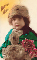 FETES ET VOEUX - Un Enfant Tenant Une Rose - Colorisé - Carte Postale Ancienne - Nouvel An